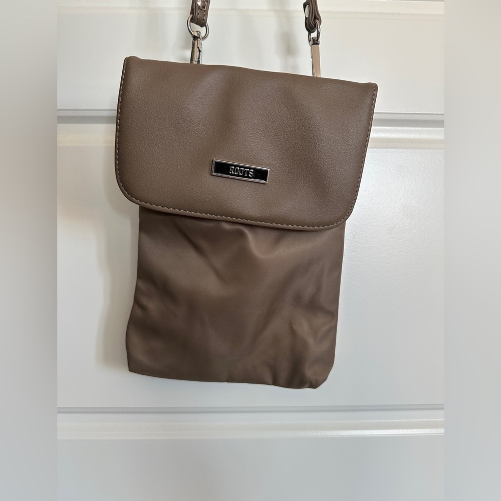 Roots Brown Crossbody Bag
